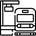 icône de plate-forme de train